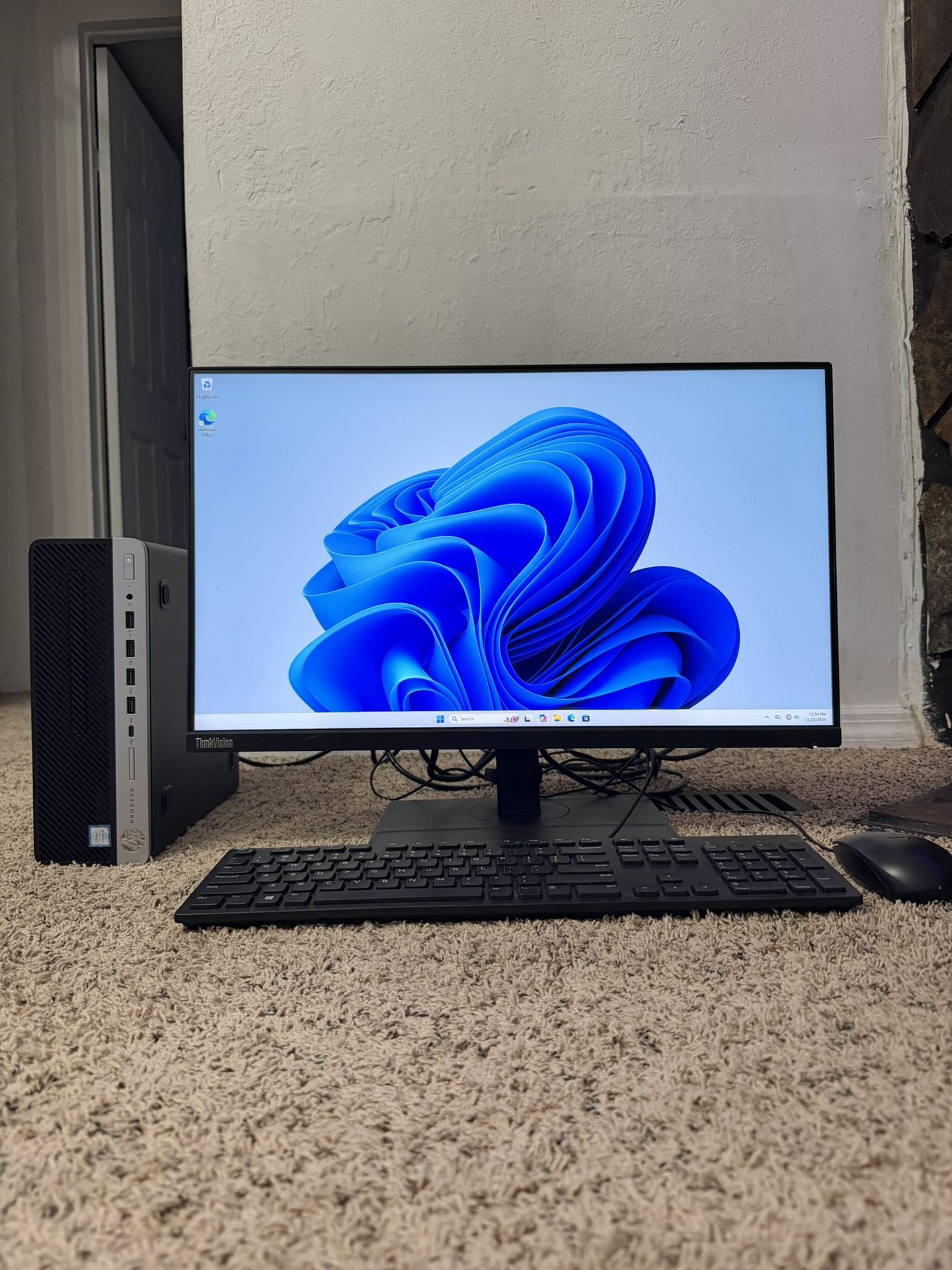 HP ProDesk Desktop Computer System SSD HD