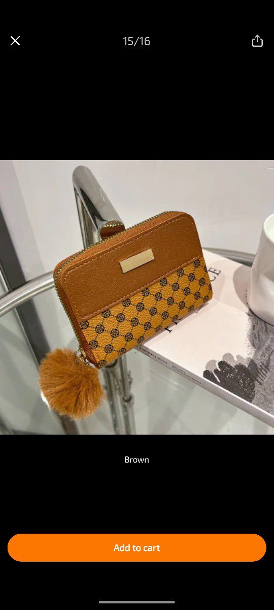 Women's Stylish Geometric Pattern Faux Leather Wallet