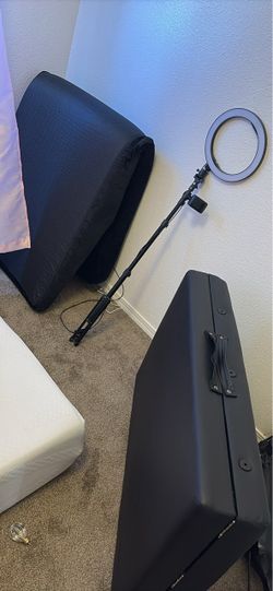 Lash bed, Topper, cover, ring light