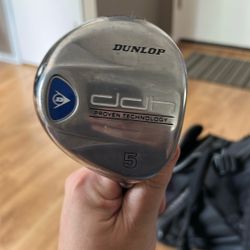 Dunlop DDH 5 Wood With Head Cover 