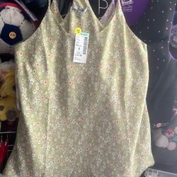 Medium floral Tank  New