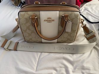 Coach Rowan Satchel CR122 – Signature Canvas