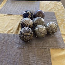 7 Bolas De Decoracion 
