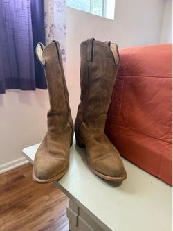 Stetson suede Durango cowboy boots 10 1/2