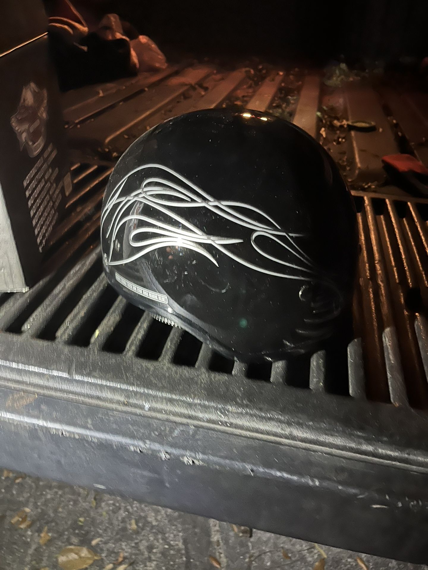 Harley Davidson motorcycle helmet