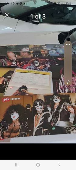 Kiss posters,15 total from 16 magazines 1980 ish