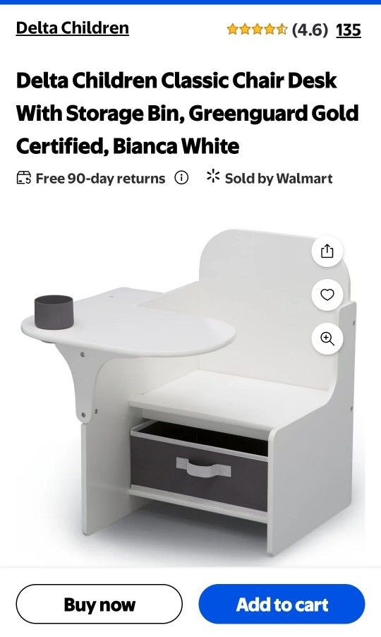 Toddler Size Desk New