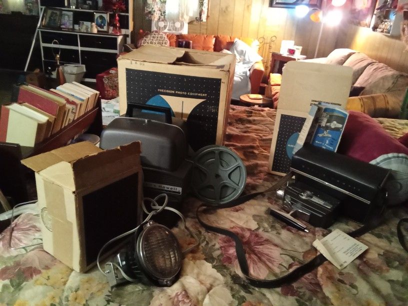Movie Camera Projector Collection Late 60s Model