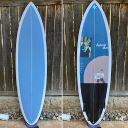 6’4 Quad Surfboard Asym Fins