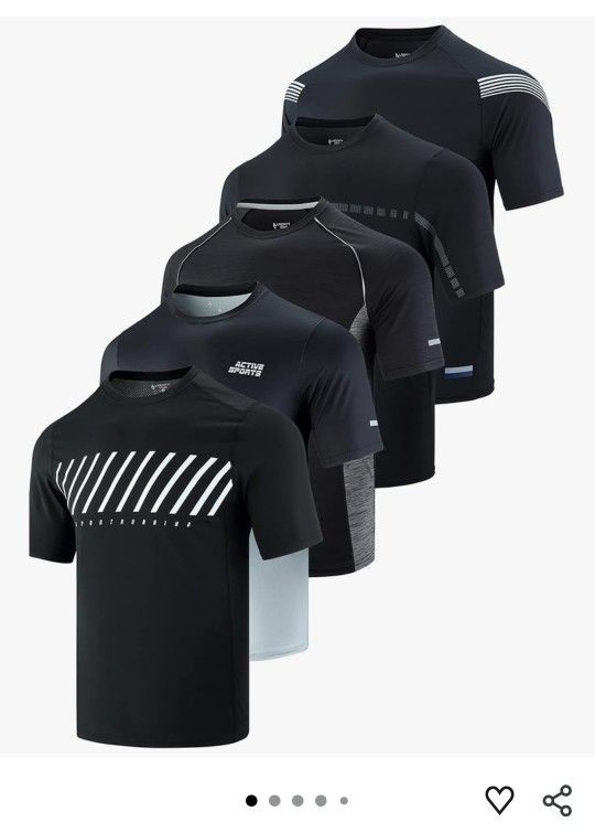 Men's Athletic Shirts (2) 5 Packs NWT 2XL