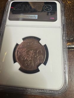 NGC Slabbed Ancient/World Copper Coin