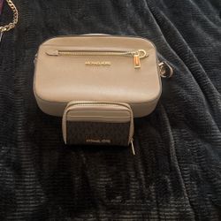 Beige Michael Kors Purse 