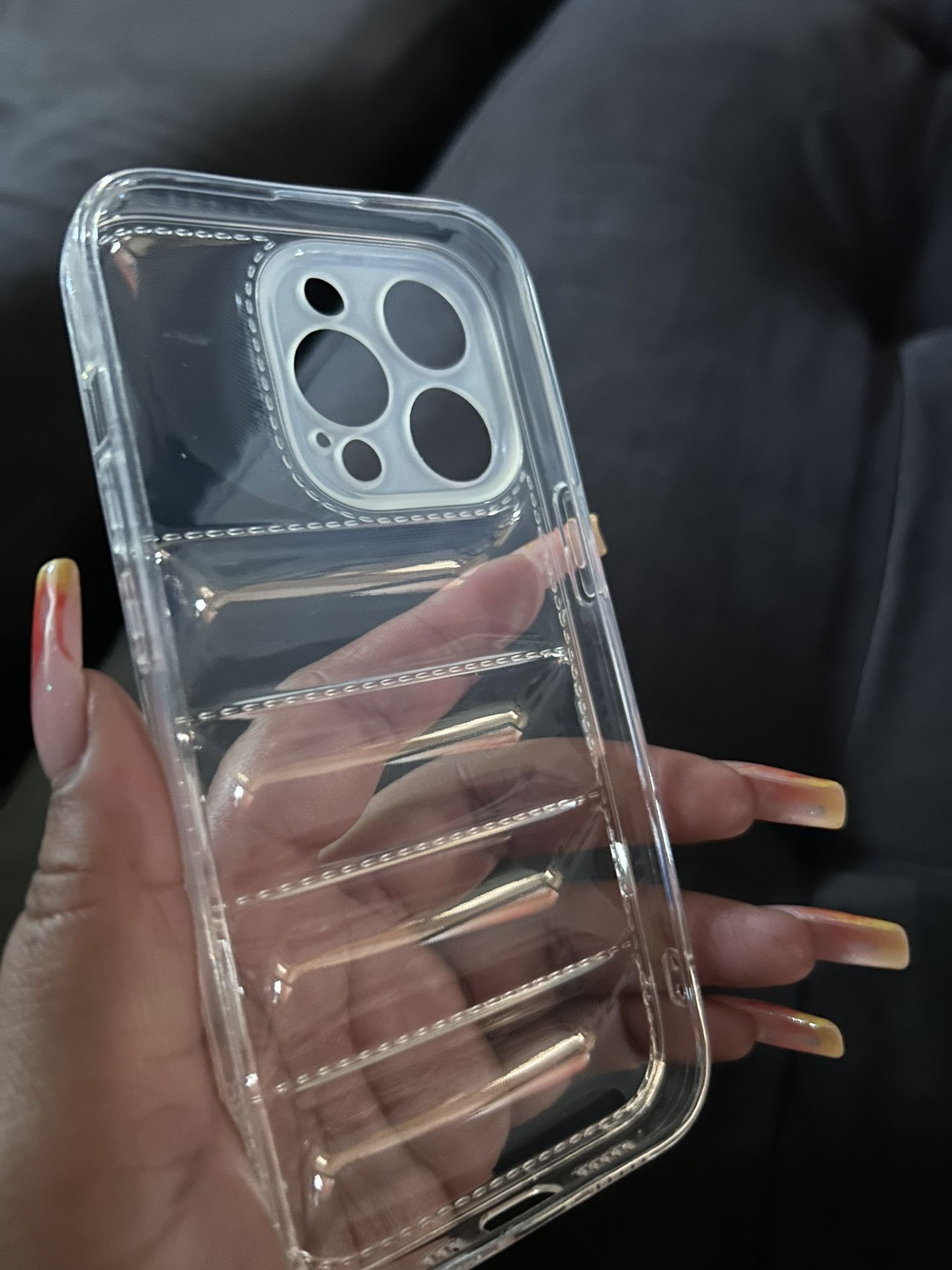 iPhone 14 Pro, 14 Pro Max Clear Puffer Case