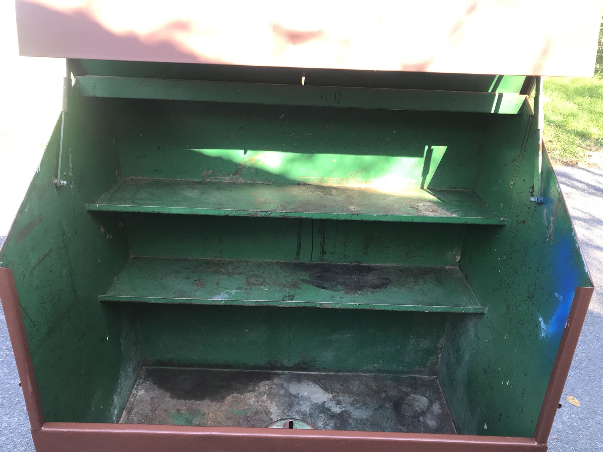 Greenlee Slant Top Job Box 679 on Casters for Sale in Pottsville, PA OfferUp