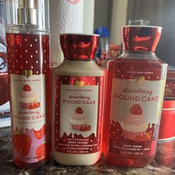 Bath And Body Works Strawberry Pound Cake