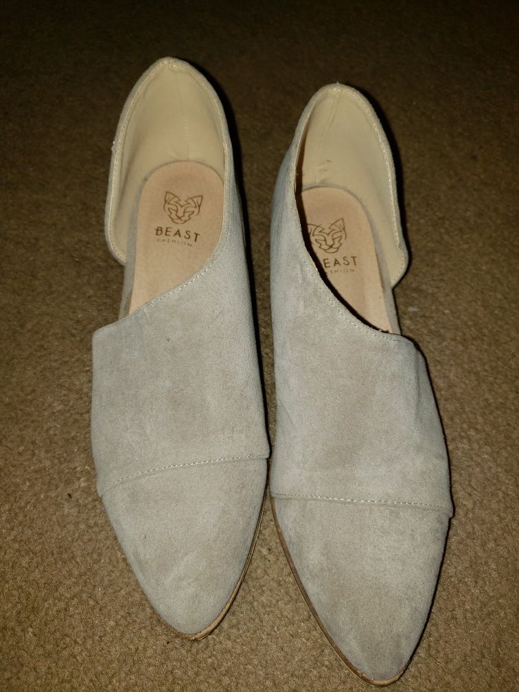 Gray shoes