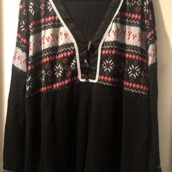 Christmas Sweater by Nextmia Black with Red New Size 22