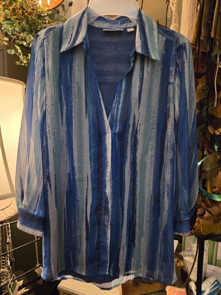 Ladies Small. BELLE KIM GRAVEL TOP TUNIC