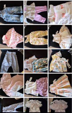 Mucha ropa de Bebe Nina Nueva, diferentes marcas