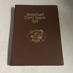 Reds Baseball Cards Collecting Book