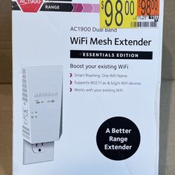 Netgear AC1900 Dual Band WiFi Mesh Extender EX6400-100V3 | New In Open Box