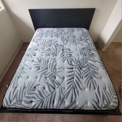 Almost New Bed Frame & Mattress 