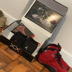 Jordan 21’s Red Suede Used Sz 8