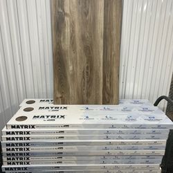 Waterproof luxury vinyl flooring dockside hickory