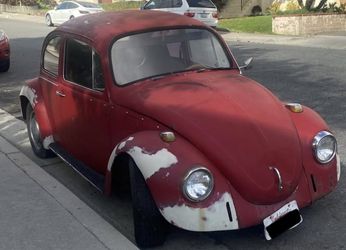 1969 Red Volkswagen Beetle