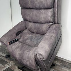 Power Gray Large Recliner Lift Chair with Remote and Many Support Options