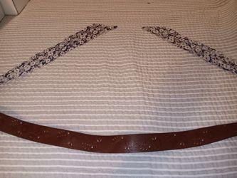 Coldwater Creek Fabric and Leather Belt