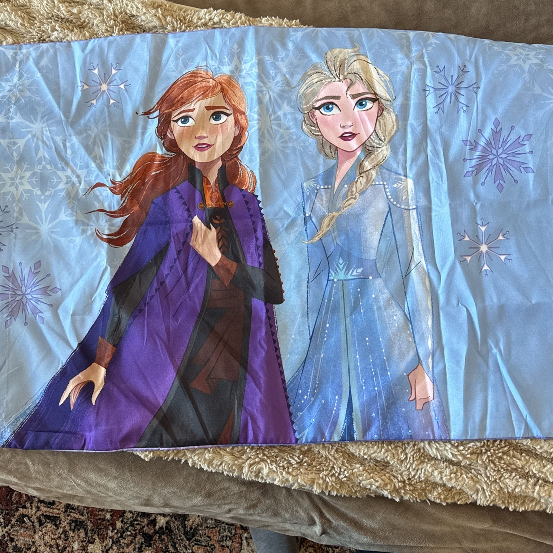4 Standard Elsa Frozen Disney Pillowcase And Bedding For Full Size Bed 