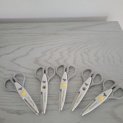 Lot Of  5 EK Tools Decorative Scissors
