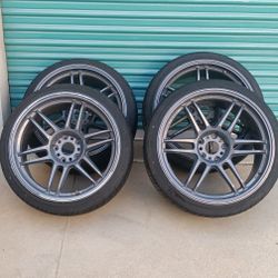 5x114.3 Ame Tracer 18in 19in JDM Wheels