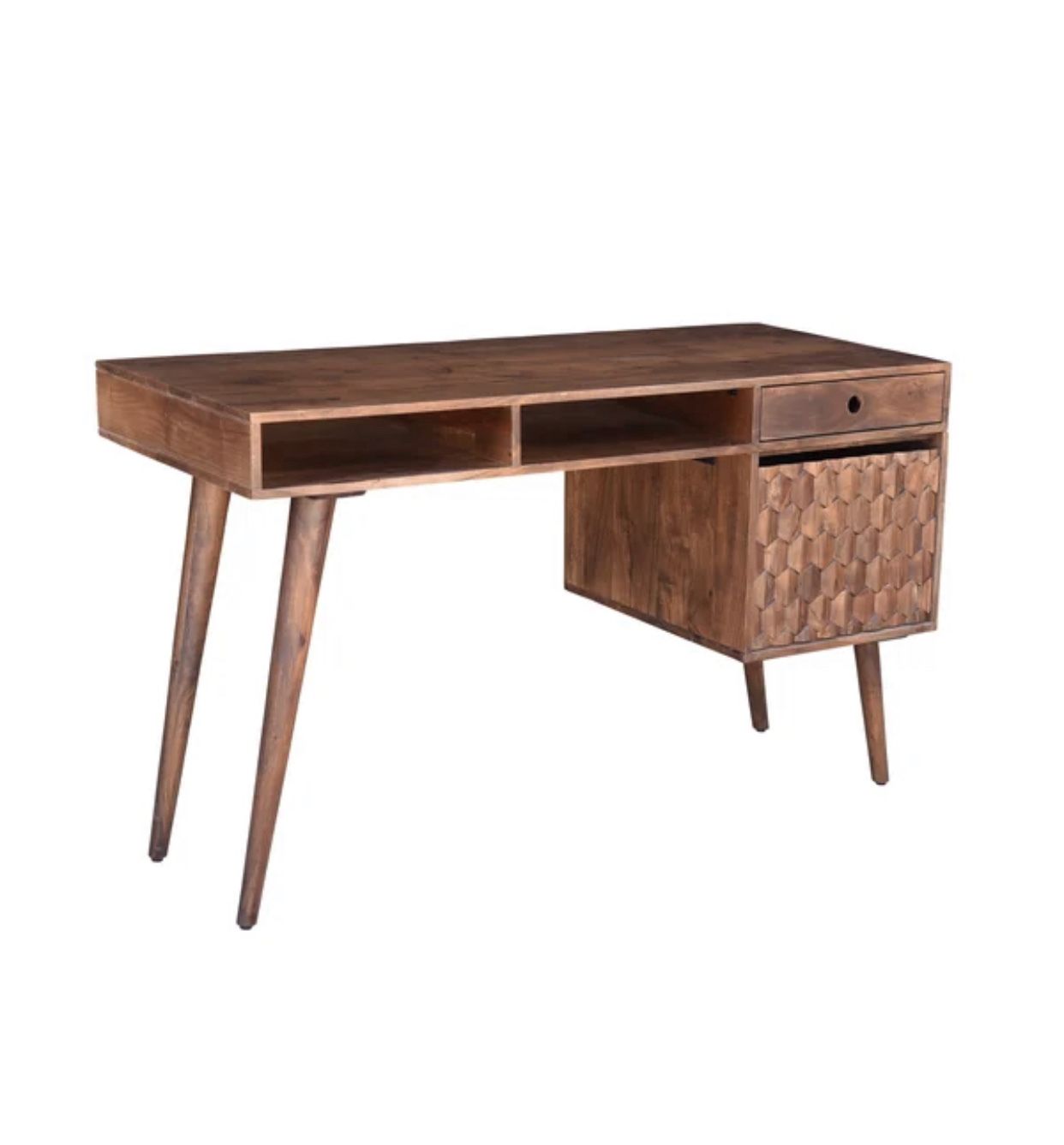 Mod Arte Modern Wood Honeycomb Office Desk