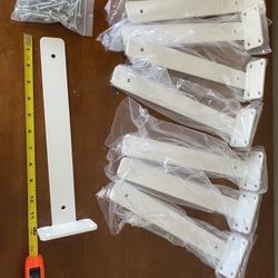 Invisible Shelf Brackets 12 Inches 8pcs