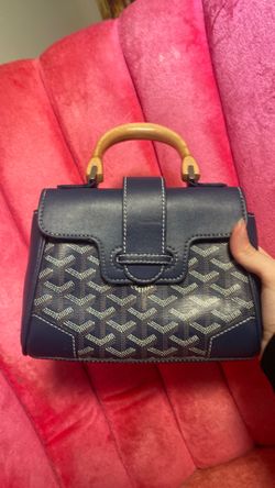 Goyard Saigon Structure Mini Bag - Navy Blue