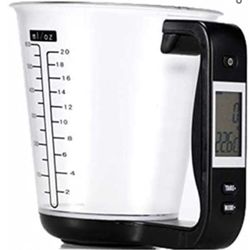 Digital Scale  Kitchen  Cup And 3 Spoons with 3 Measuring Spoons for Portioning Milk, Tea, Flour, Spices, Medicine $20 For All 