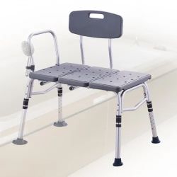 282*Tub Transfer Bench for Bathtub, Adjustable Shower Seats for Adults, Lightweight Shower Bench for Elderly and Disabled, Non-Slip Bath Seats with Ar