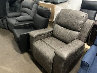 New recliner with Hideaway cupholders