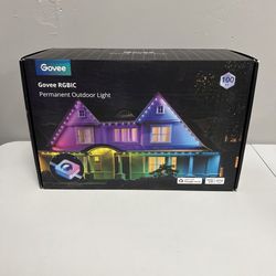 Govee Permanent Outdoor Lights 100 Ft Smart RGBIC Outdoor Lights New In Open Box