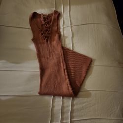 Blush Pink Fitted Maxi Dress