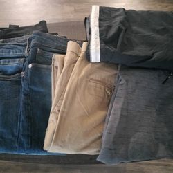 6 Pair Of Men Pants Bundle 