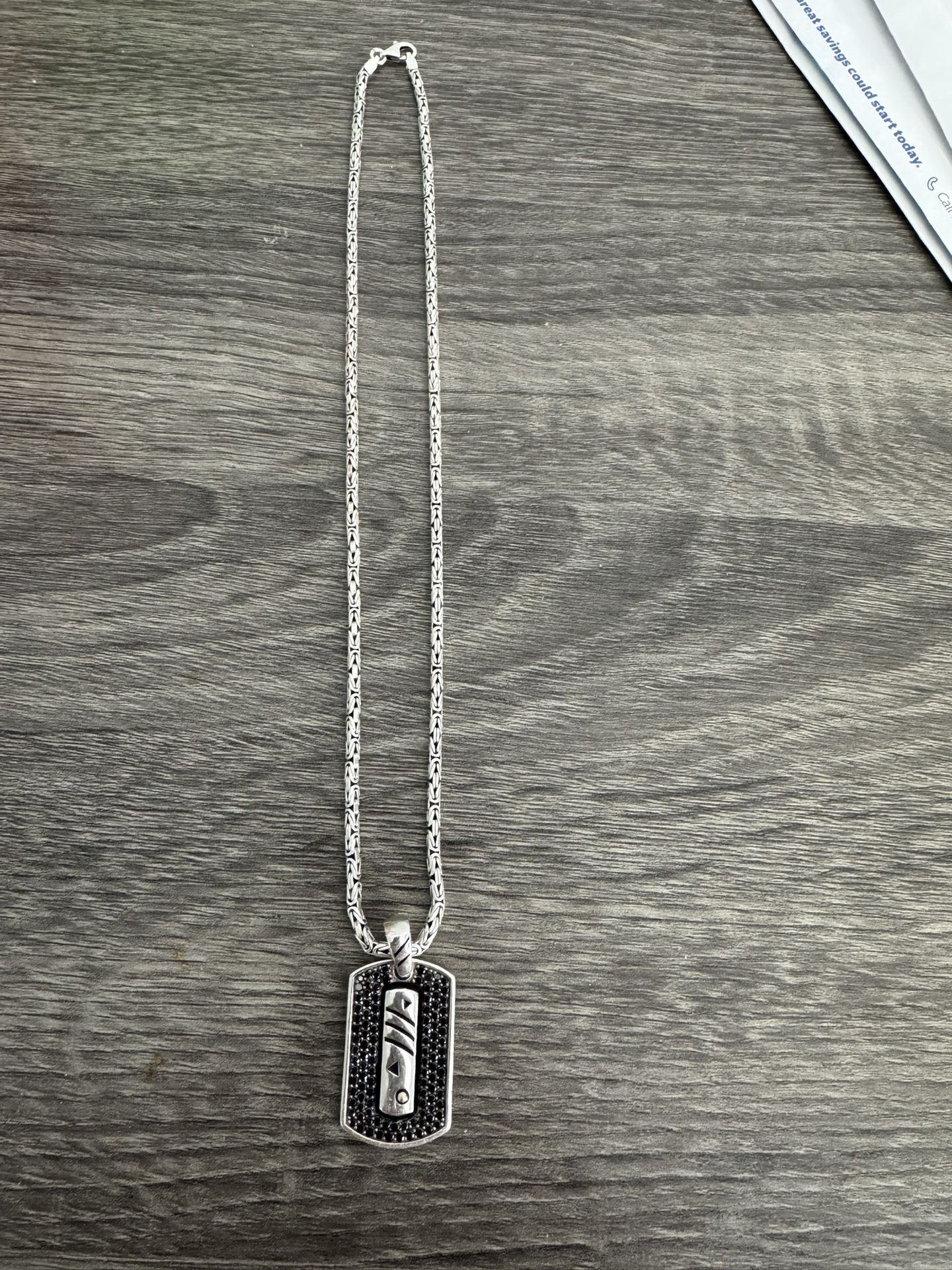 Matrix Black Diamond Dog Tag 