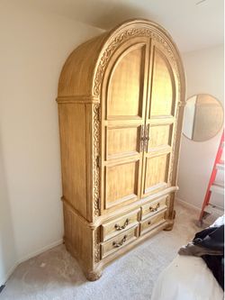 Bernhardt Solid Wood Entertainment Armoire / TV Cabinet