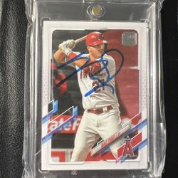 $90 Each!! 4 Total!! Mike Trout Autographs For Sale!! Signed Baseball Cards. No COA. On-Card. In-Person Auto. 