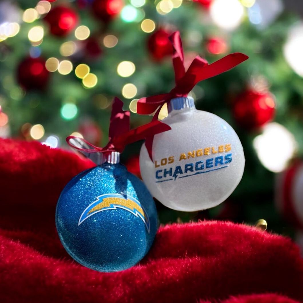Chargers Ornaments, Ornaments, Christmas Decor, Los Angeles Chargers,