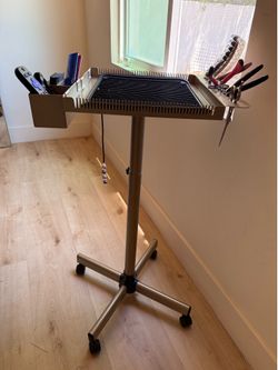 Salon tray rolling cart