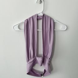 SHEIN Solid Cross Crop Halter Top