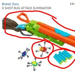 X Shot Bug Attack Eliminator Dart Blaster Toy Gun 